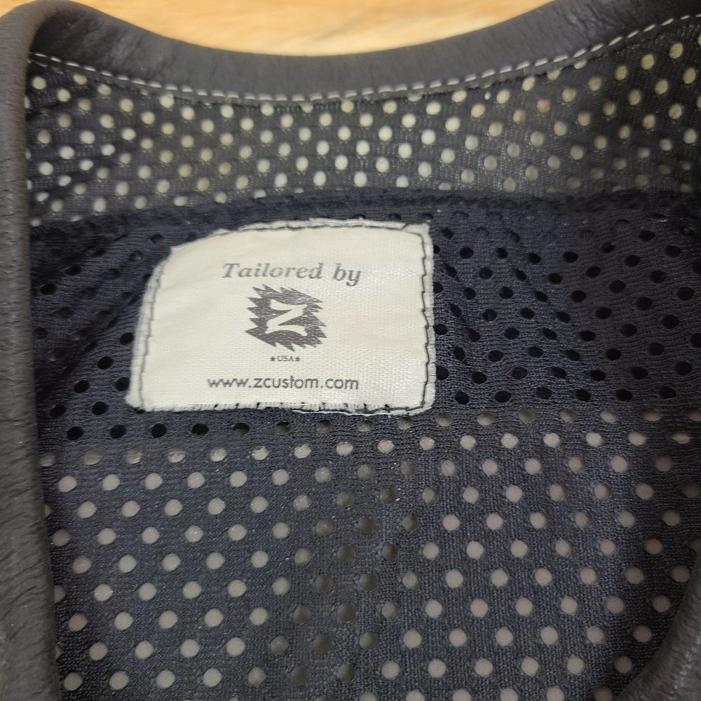 Z Custom Leather Motorcycle Racing Jacket - Picture 15 of 16